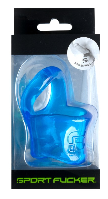 Ballstretcher souple Baller Ring 32 mm - Hauteur 35 mm Bleu – Image 2