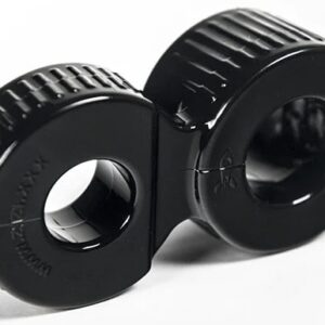 Ballstretcher Zizi Trainer Double Ring 25 mm Noir