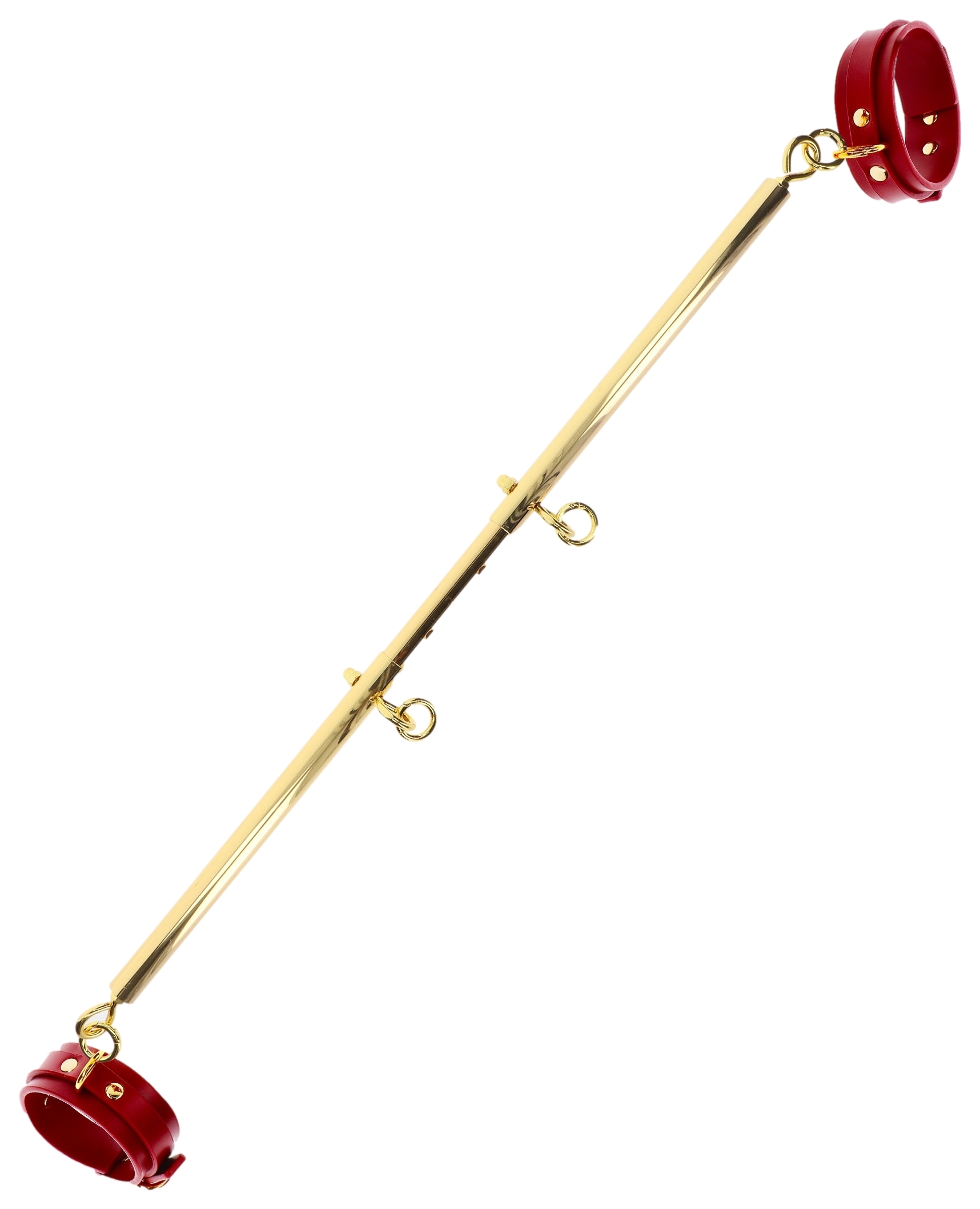 Barre avec Menottes de chevilles Spreader Taboom Doré-Rouge