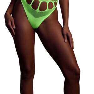 Body à encolure grecque Vert Fluo