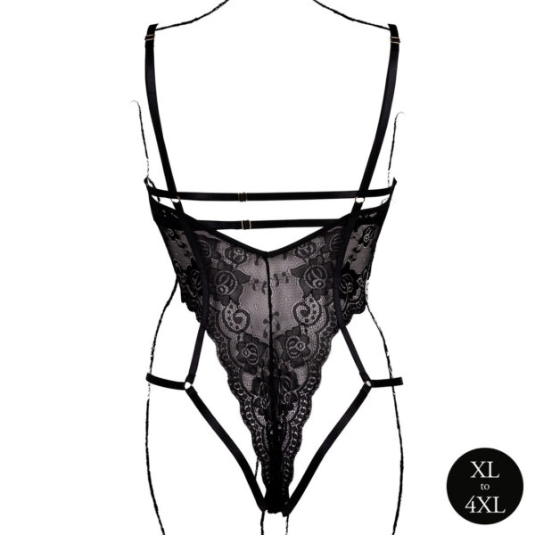 Body Dentelle Grande Taille Sandra Noir – Image 6