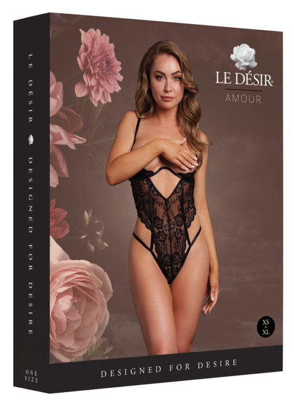 Body Dentelle Sandra Noir – Image 2