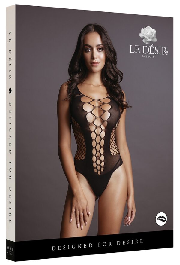 Body Fence Net Teddy Noir – Image 3
