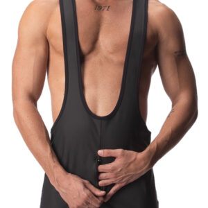 Body Singlet avec Zip DICK Noir