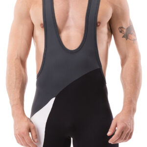 Body Singlet Luckenwalde Anthracite-Noir-Blanc