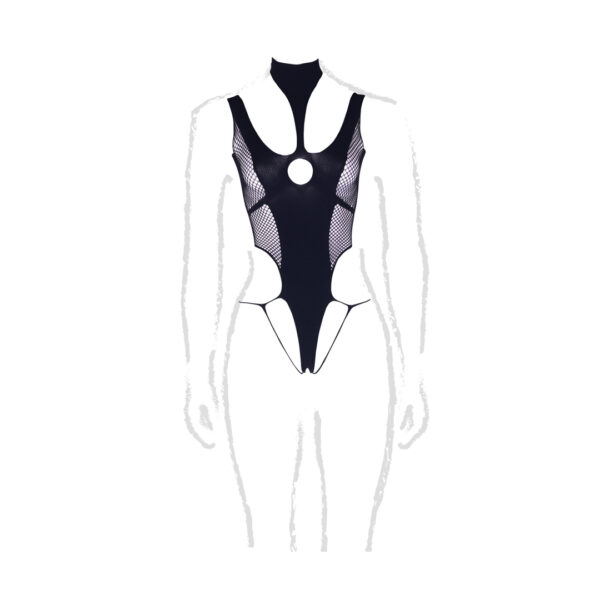 Body String Échancré Grande Taille Cyllene Noir – Image 9