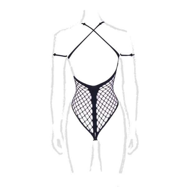 Body String Ouvert Grande Taille Leda Noir – Image 9