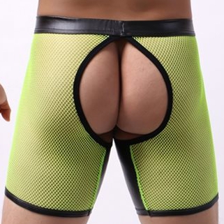 Bottomless Long OPEN IT Jaune Neon – Image 2