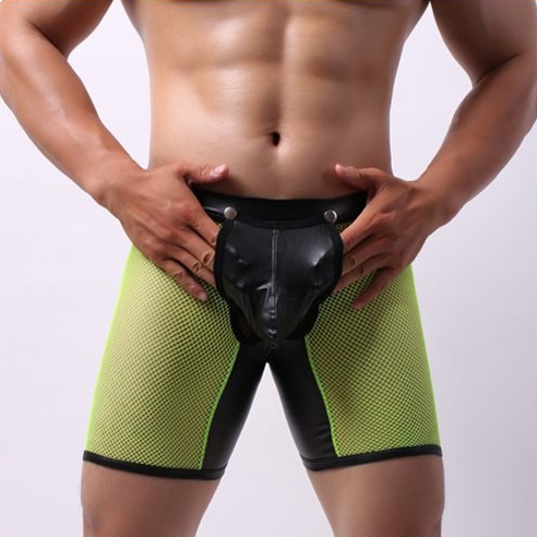 Bottomless Long OPEN IT Jaune Neon – Image 5