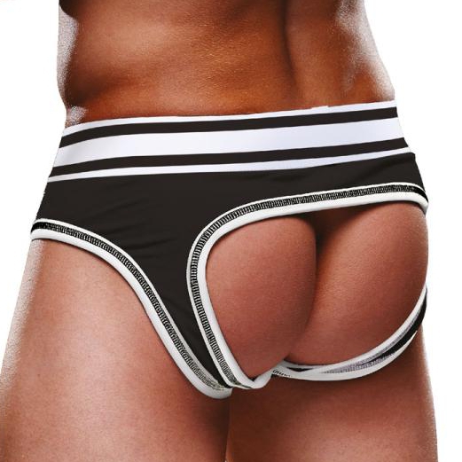 Bottomless Open Brief Prowler Noir-Blanc – Image 2