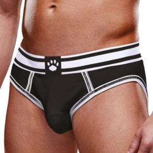 Bottomless Open Brief Prowler Noir-Blanc