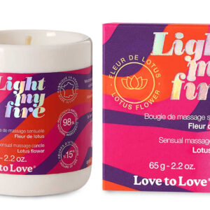 Bougie de Massage Light My Fire 65g Fleur de Lotus