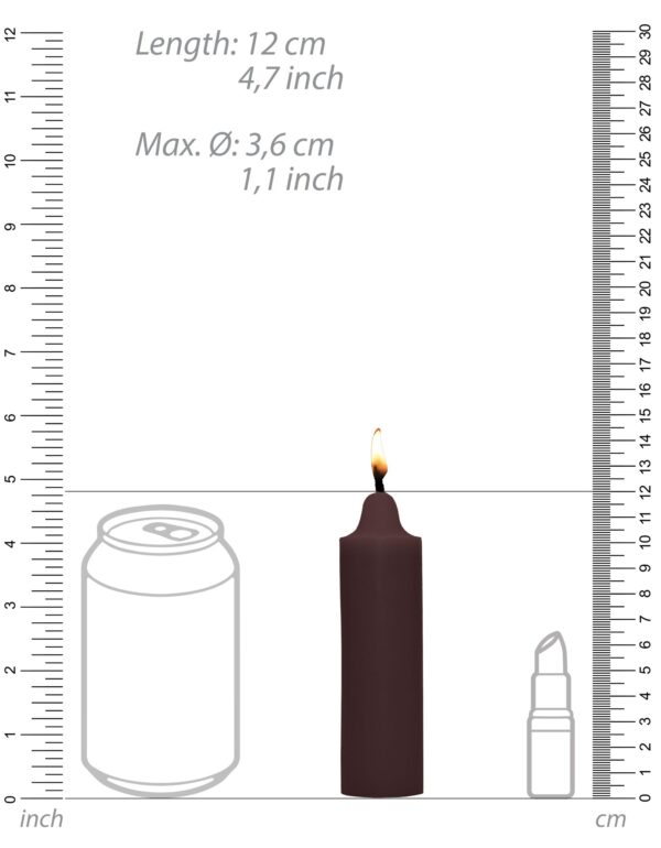 Bougie Wax avec Arôme Chocolat 12cm – Image 5