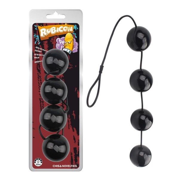 Boules anales Rubicon L 35 x 6cm Noires – Image 8