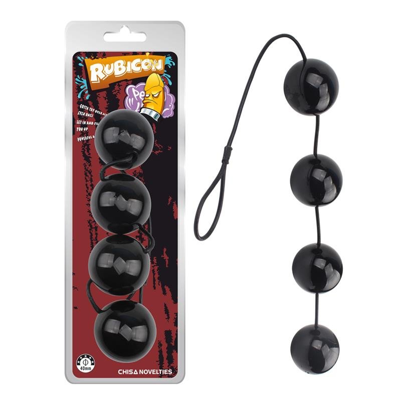 Boules anales Rubicon L 35 x 6cm Noires – Image 8