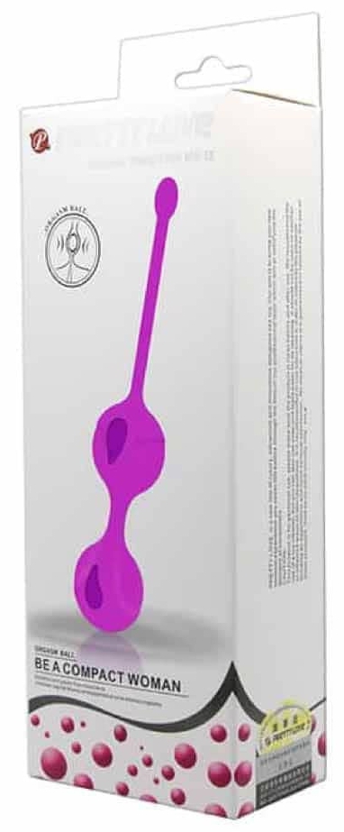 Boules de Geisha Tighten Up II Pretty Love 8.5 x 3.2cm Violet – Image 2
