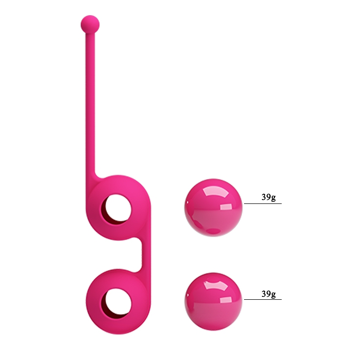 Boules de Geisha Tighten Up III Pretty Love 8.5 x 3.4cm Rose – Image 3