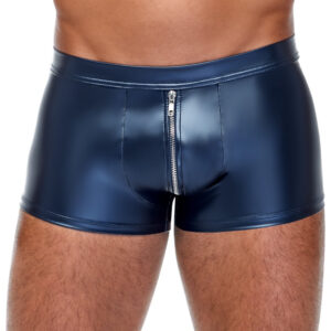 Boxer avec zip Andio Bleu métallisé