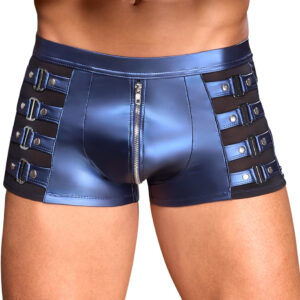 Boxer avec zip Eclino Bleu métallisé