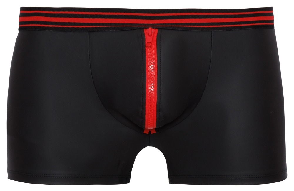 Boxer avec zip Tillio Noir-Rouge – Image 5