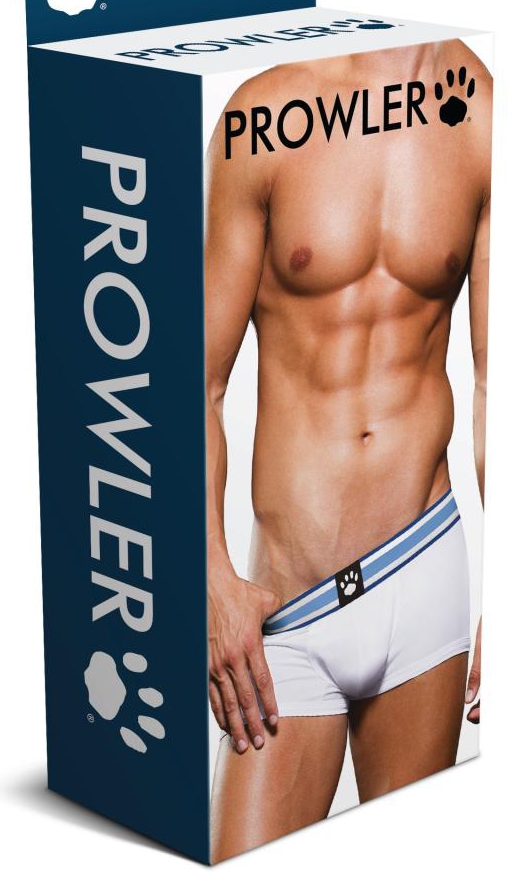 Boxer Trunk Prowler Blanc-Bleu – Image 5