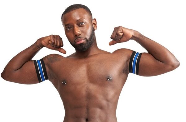 Brassards Biceps Urban Club Bleu x2 – Image 4