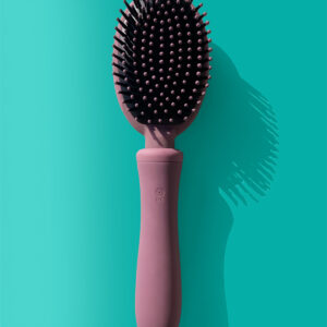 Brosse à Cheveux Vibrante Vibraliss 11.5 x 3.3cm Mauve