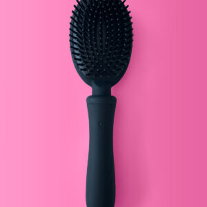 Brosse à Cheveux Vibrante Vibraliss 11.5 x 3.3cm Noir