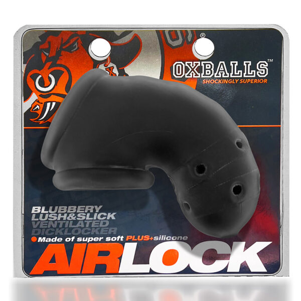 Cage de chasteté Airlock 10 x 2.5 cm Noire – Image 2