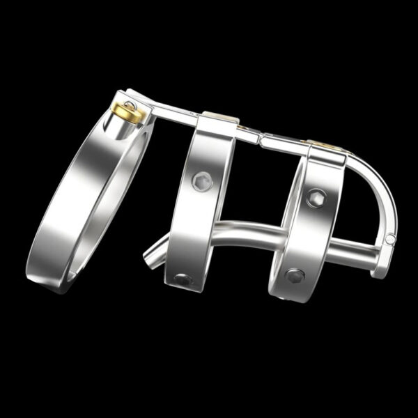Cage de chasteté avec Tige Full Mechanic 6.5 x 3.5cm – Image 2