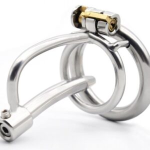 Cage de chasteté avec Tige Urètre 5cm - Diamètre 8mm