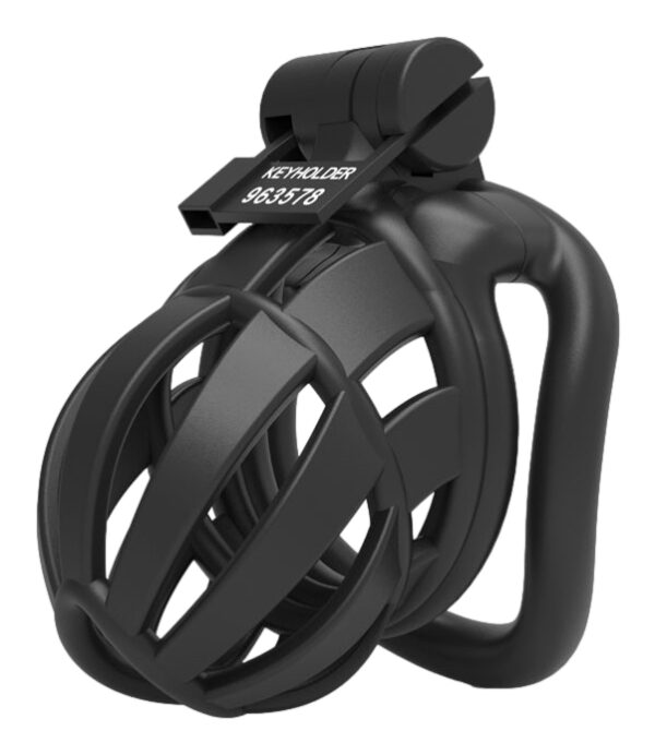 Cage de chasteté Biglea 6.5 x 3.6cm Noir – Image 4