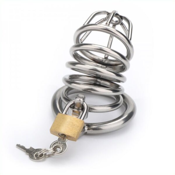 Cage de chasteté Birdy métal 8 x 3.5 cm – Image 6