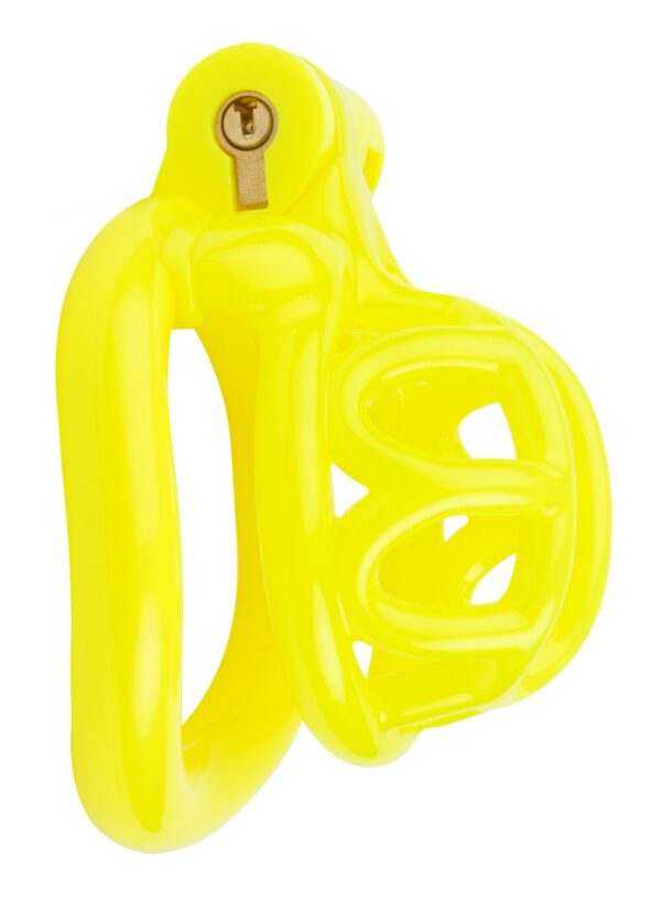 Cage de chasteté courte Lyfy 4 x 3.3cm Jaune