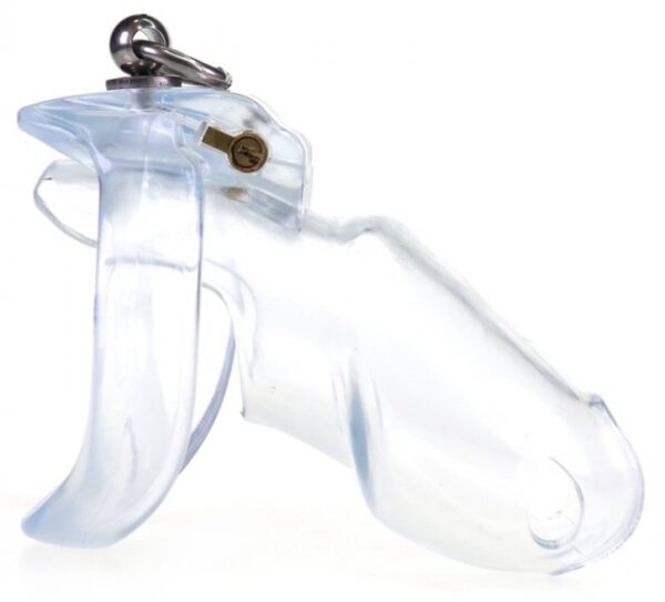 Cage de chasteté Dick Off 10 x 3cm Transparent – Image 2