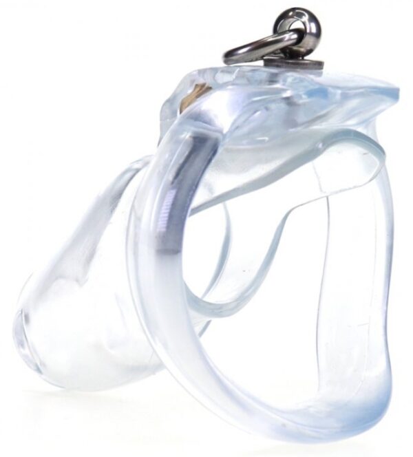 Cage de chasteté Dick Off 10 x 3cm Transparent – Image 4