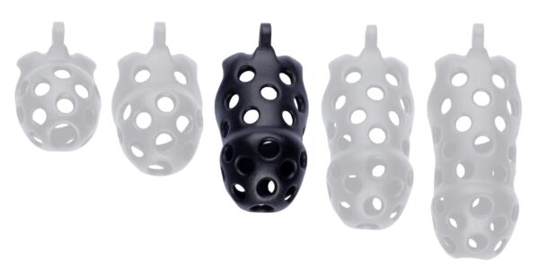 Cage de chasteté Dotty L 9.5 x 3.9cm Noire – Image 3