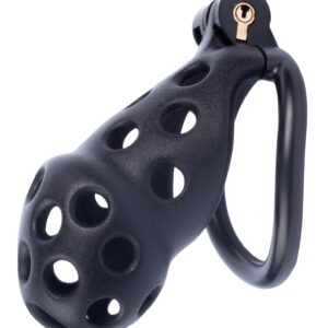 Cage de chasteté Dotty L 9.5 x 3.9cm Noire
