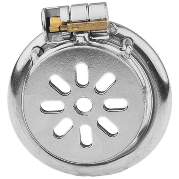 Cage de chasteté en métal Flat 2cm – Image 2