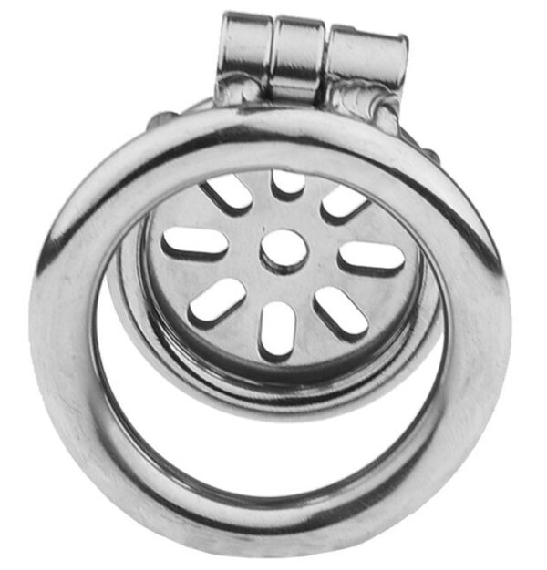 Cage de chasteté en métal Flat 2cm – Image 3