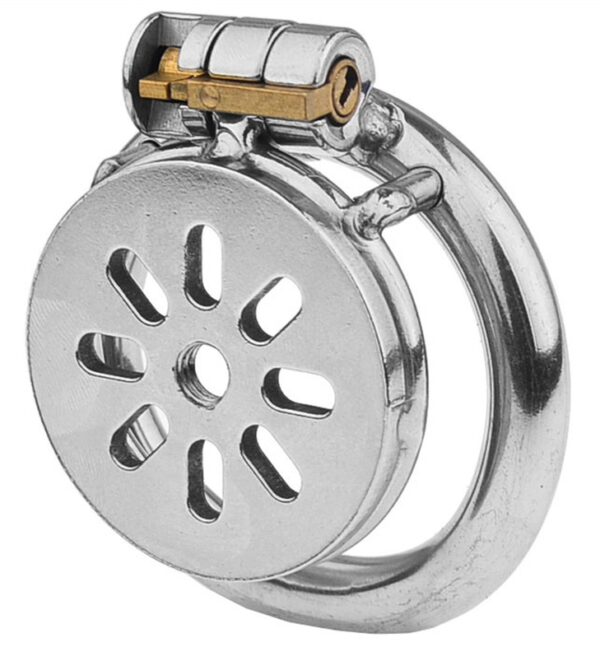 Cage de chasteté en métal Flat 2cm – Image 4