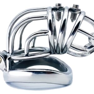 Cage de chasteté en métal Foldy 12 x 3.5cm