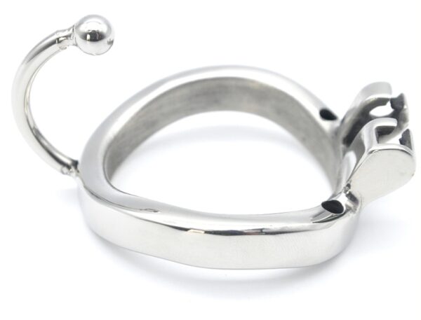 Cage de chasteté en métal Hooky 7.5 x 3.3cm – Image 4