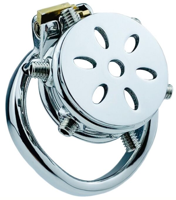 Cage de chasteté en métal Little Pics 3.5 x 3.2cm – Image 5