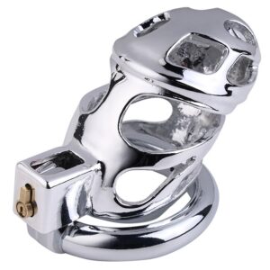 Cage de chasteté en métal Lock Love 9 x 3.5cm