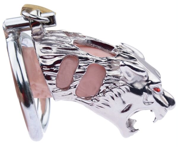 Cage de chasteté en métal Panthera 9 x 3.4cm – Image 2