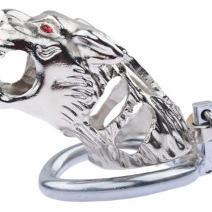 Cage de chasteté en métal Panthera 9 x 3.4cm