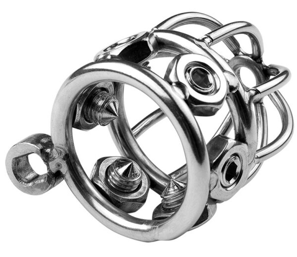 Cage de chasteté en métal Spike Cock 6 x 3.2cm – Image 2