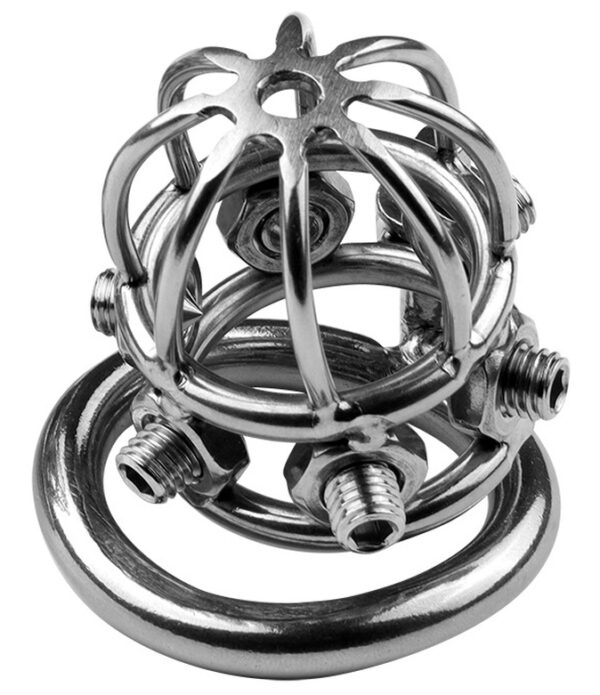 Cage de chasteté en métal Spike Cock 6 x 3.2cm – Image 4