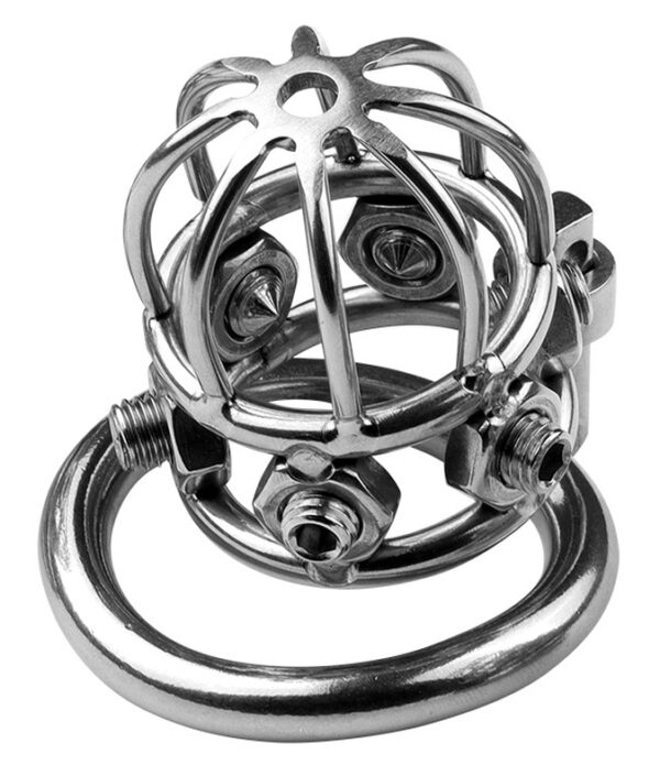 Cage de chasteté en métal Spike Cock 6 x 3.2cm – Image 6